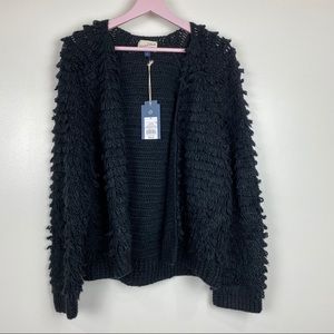 NWT Universal Thread medium hand crochet cardigan